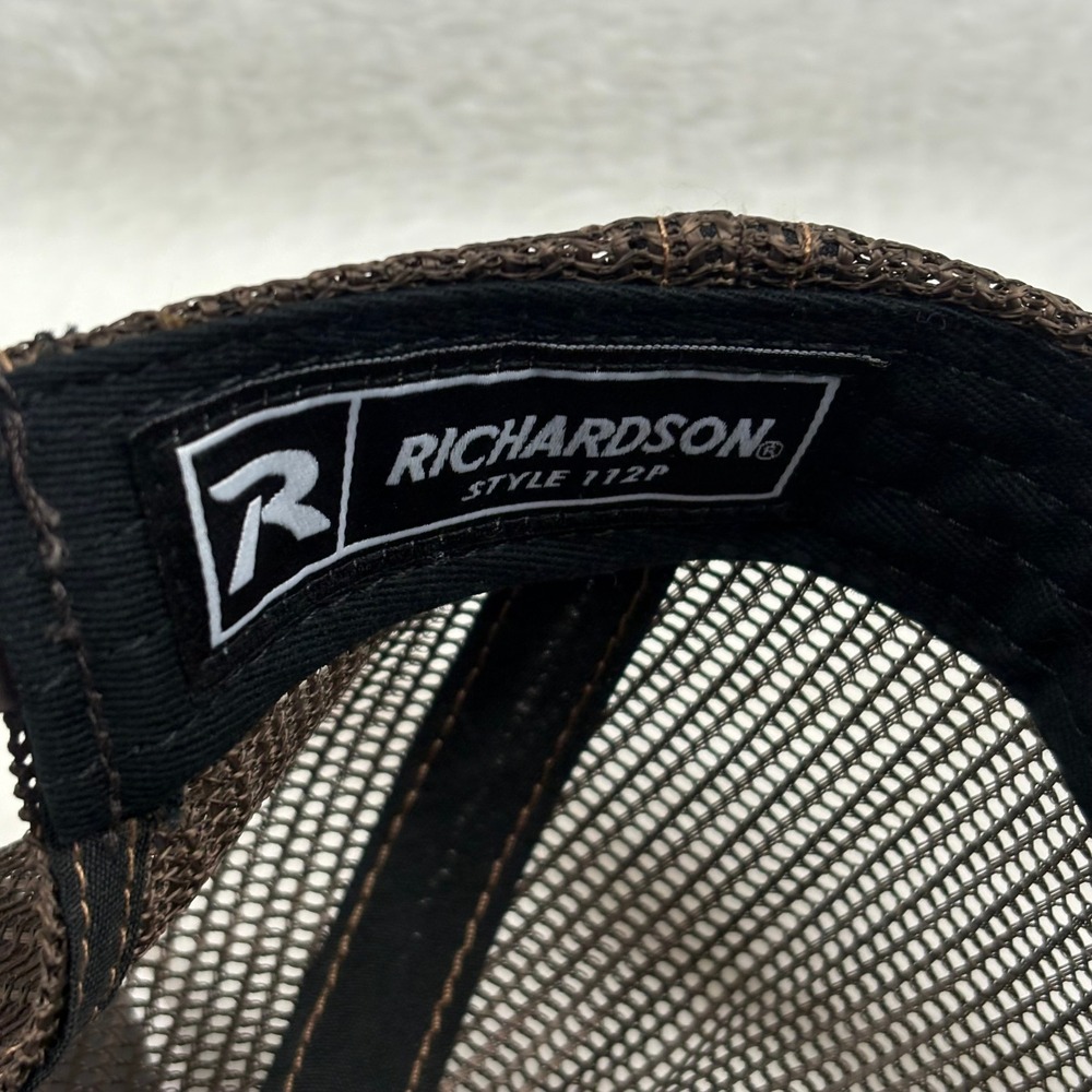 Richardson 112 Trucker Hat Legacy Truck Sales Realtree Camo Snapback Brown NEW - Picture 9 of 11